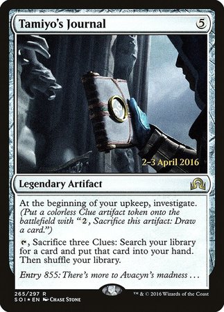 Tamiyos Journal (Entry 855) - Foil - Prerelease Promo