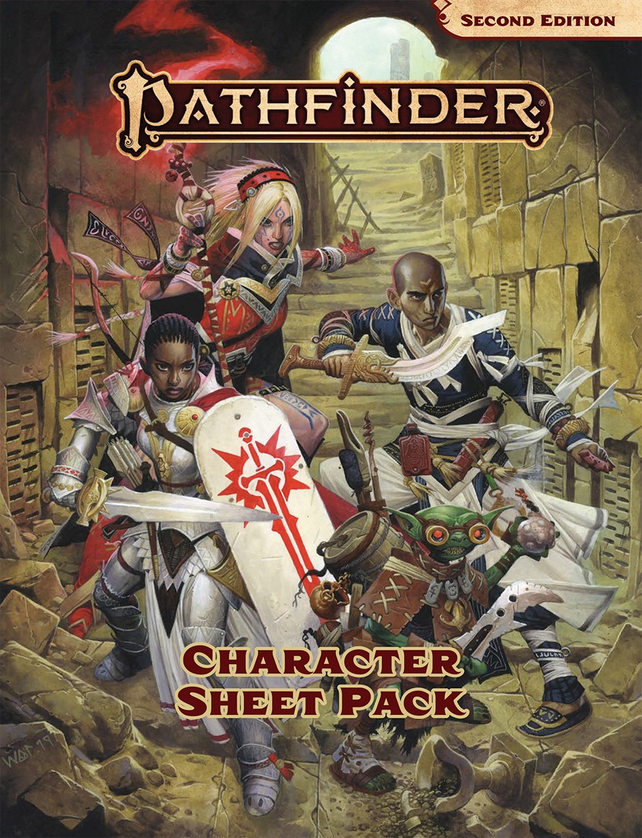 Pathfinder RPG Second Edition: Character Sheet Pack