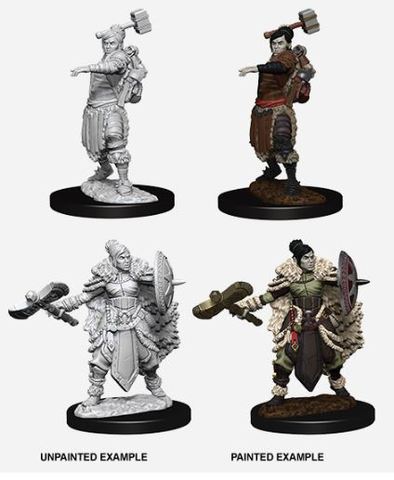 D&D Nolzurs Marvelous Miniatures: Female Half-Orc Barbarian
