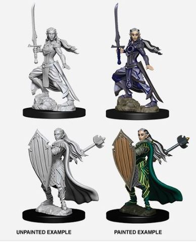 D&D Nolzurs Marvelous Miniatures: Female Elf Paladin