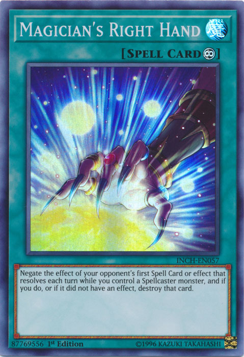 Magicians Right Hand - INCH-EN057 - Super Rare - 1st Edition