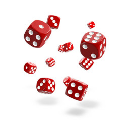 Oakie Doakie Dice - D6 Solid Red 12mm Set of 36