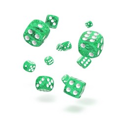 Oakie Doakie Dice - D6 Speckled Green 12mm Set of 36