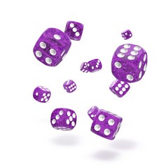 Oakie Doakie Dice - D6 Speckled Purple 12mm Set of 36