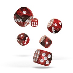 Oakie Doakie Dice - D6 Gemidice Vampire 16mm Set of 12