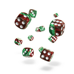 Oakie Doakie Dice - D6 Gemidice Bloody Jungle 12mm Set of 36