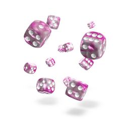 Oakie Doakie Dice - D6 Gemidice Magnolia 12mm Set of 36