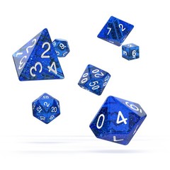 Oakie Doakie Dice - RPG-Set Speckled Blue