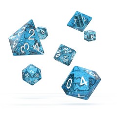 Oakie Doakie Dice - RPG-Set Speckled Light Blue