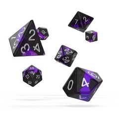 Oakie Doakie Dice RPG Set 7 Dice - Enclave, Amethyst