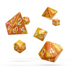 Oakie Doakie Dice RPG Set 7 Dice - Gemidice, Sunstone