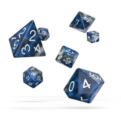 Oakie Doakie Dice - RPG-Set Gemidice Liquid Steel