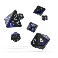 Oakie Doakie Dice RPG Set 7 Dice - Enclave, Sapphire