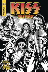 Kiss End #3 30 Copy Buchemi B&W Incv (Net) (STL120882)