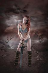 Red Sonja Birth Of She Devil #1 30 Copy Cosplay Virgin Incv (STL120955)