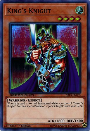 Kings Knight - SBLS-EN005 - Super Rare - 1st Edition