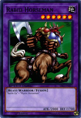 Rabid Horseman - SBLS-EN011 - Common - 1st Edition - Yu-Gi-Oh! Singles  Speed  Duel - Arena of Lost Souls - Collections PR