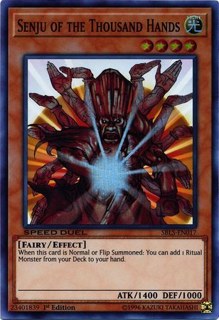 Senju of the Thousand Hands - SBLS-EN017 - Super Rare - 1st Edition