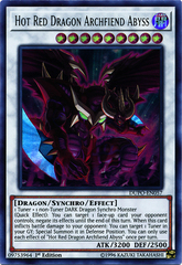 Hot Red Dragon Archfiend Abyss - DUPO-EN057 - Ultra Rare - 1st Edition