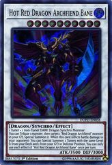 Hot Red Dragon Archfiend Bane - DUPO-EN058 - Ultra Rare - 1st Edition