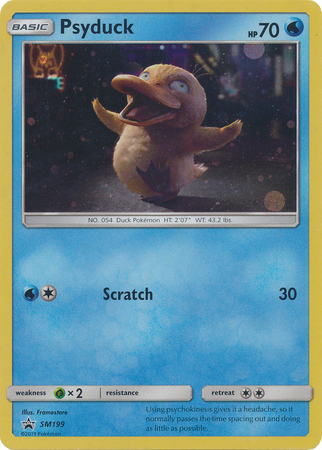 Psyduck - SM199 - SM Black Star Promo