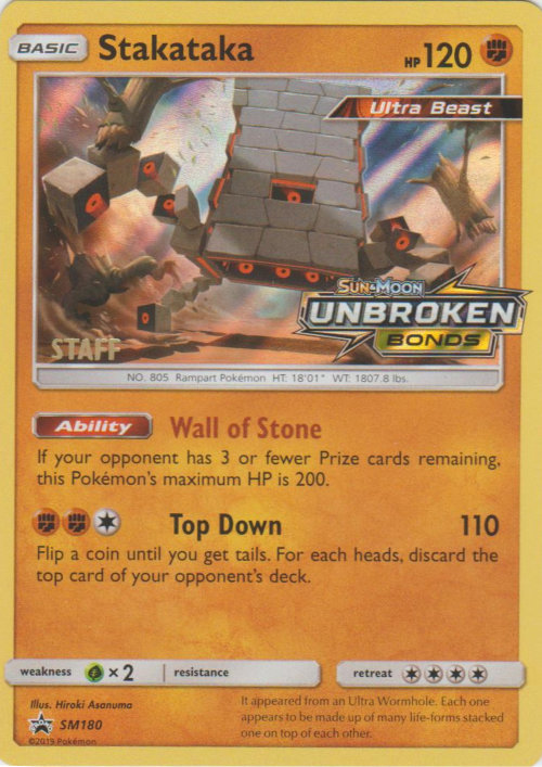 Stakataka - SM180 - STAFF Prerelease Promo