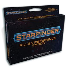 Starfinder RPG Rules Reference Cards Deck