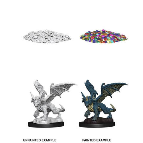 D&D Nolzurs Marvelous Miniatures: Blue Dragon Wyrmling