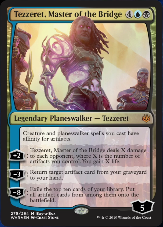 Tezzeret, Master of the Bridge - Foil - Buy-a-Box Promo