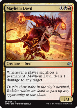 Mayhem Devil - Foil