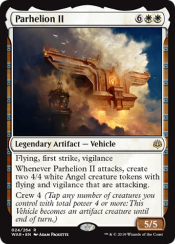 Parhelion II 1x FOIL WAR MTG War of the Spark Rare MINT artifact white Parhelion II 1x FOIL WAR MTG War of the Spark Rare MINT artifact white