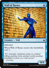 Wall of Runes - Foil