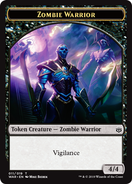 Zombie Warrior Token