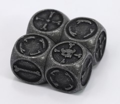 Set of 4 Brute Force Fudge Dice - Dark Iron