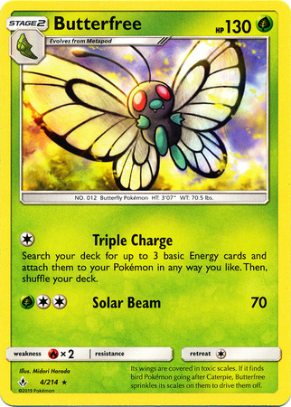 Butterfree - 4/214 - Rare