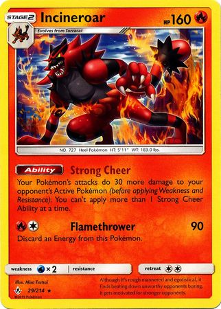 Incineroar - 29/214 - Rare