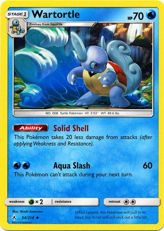 Wartortle - 34/214 - Uncommon