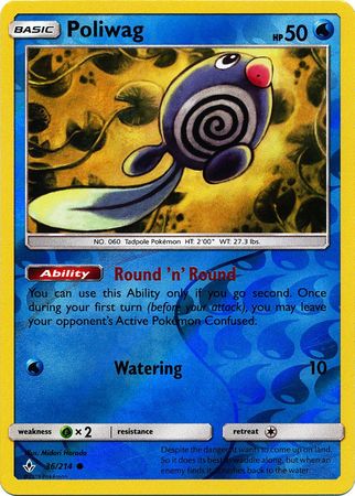 Poliwag - 36/214 - Common - Reverse Holo