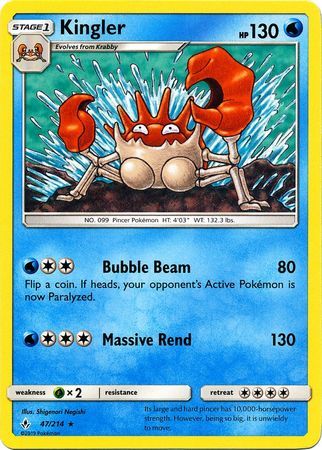 Hotsell Pokemon Kingler 50 nm