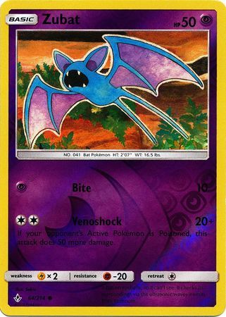 Zubat - 64/214 - Common - Reverse Holo