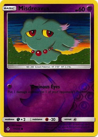 Misdreavus - 77/214 - Common - Reverse Holo