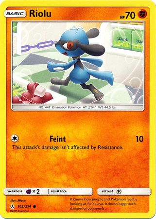 Riolu - 102/214 - Common