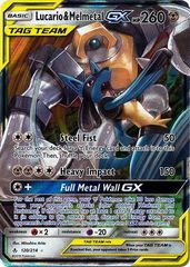 Lucario & Melmetal Tag Team GX - 120/214 - Ultra Rare