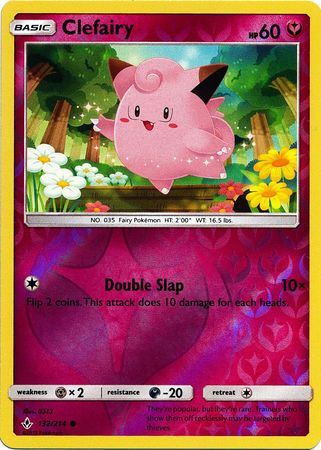 Clefairy - 132/214 - Common - Reverse Holo