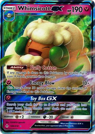 Whimsicott GX - 140/214 - Ultra Rare