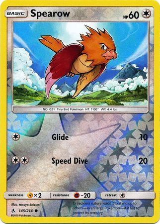 Spearow - 145/214 - Common - Reverse Holo