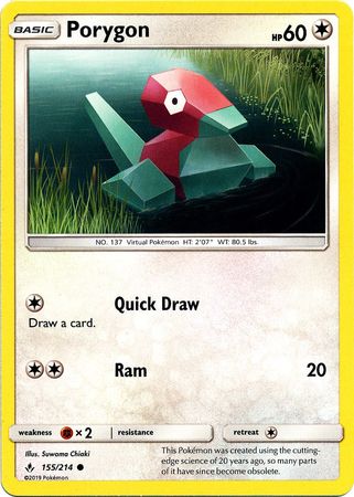 Porygon - 155/214 - Common