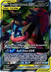 Greninja & Zoroark Tag Team GX (Alternate Art) - 201/214 - Full Art Ultra Rare