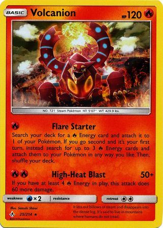 Volcanion - 25/214 - Holo Rare