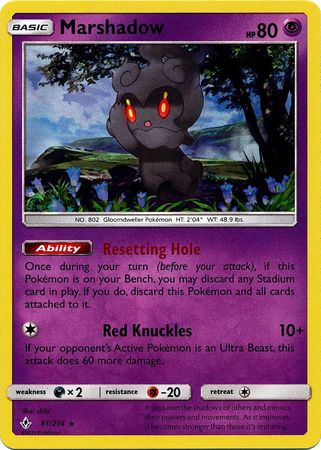 Marshadow - 81/214 - Holo Rare